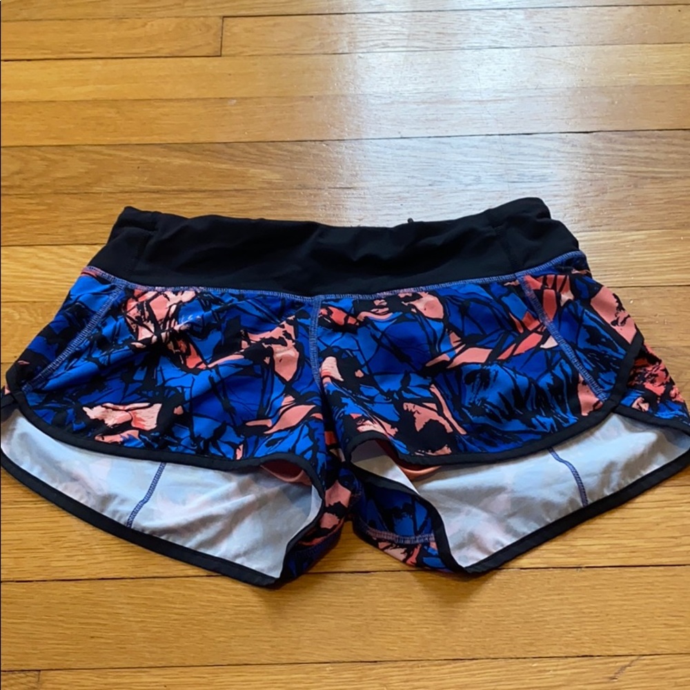 Lulu lemon lined running shorts